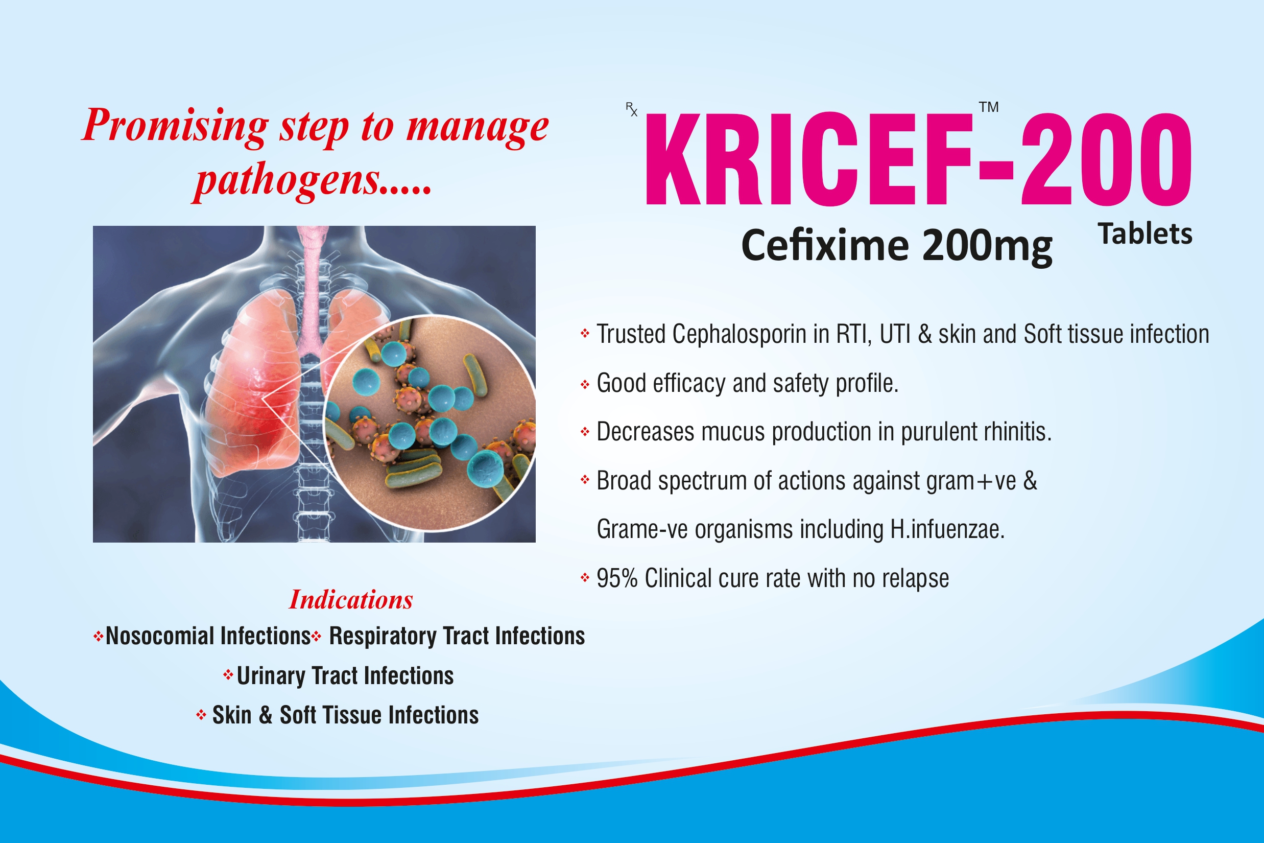 kricef-200 (Cefixime 200 mg)