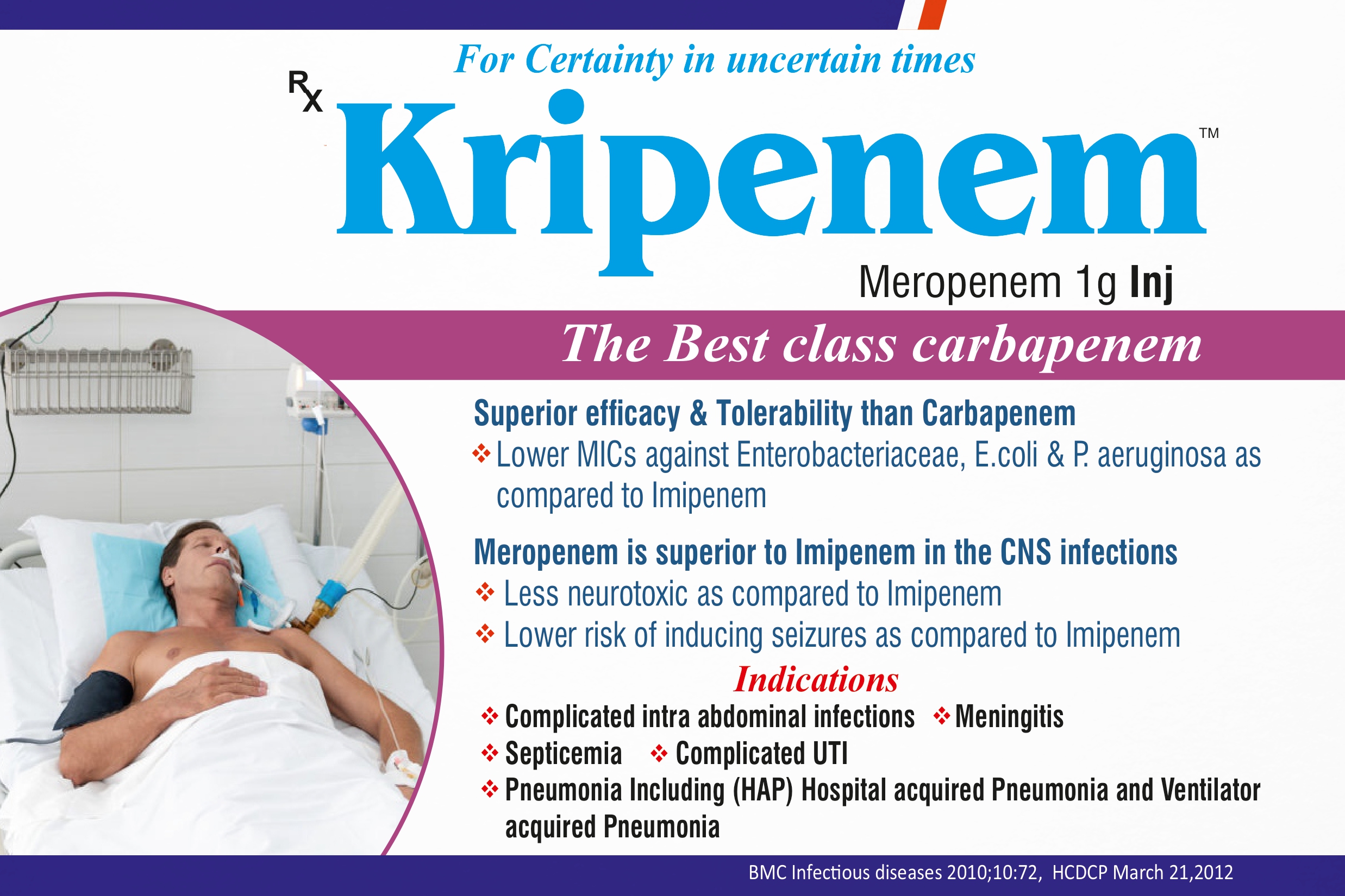 Kripenem (Meropenem 1g Injection)